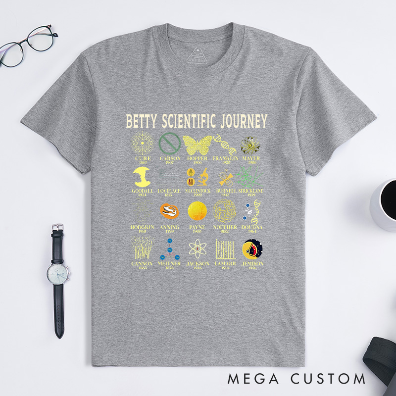 Personalized Lover Science Nerd T-Shirt Chemistry Science Lovers Gift for Geek 