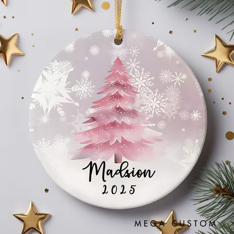 Personalized Girl Christmas Ornament Keepsake Ornament Gift
