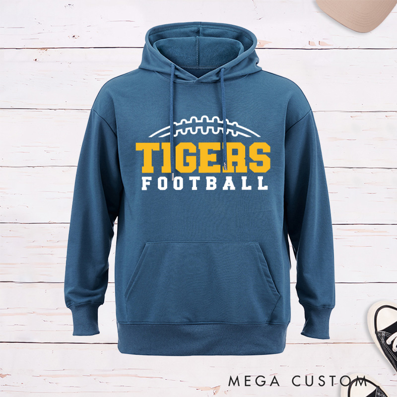 Personalized American Football Hoodie with Custom Your Team Name