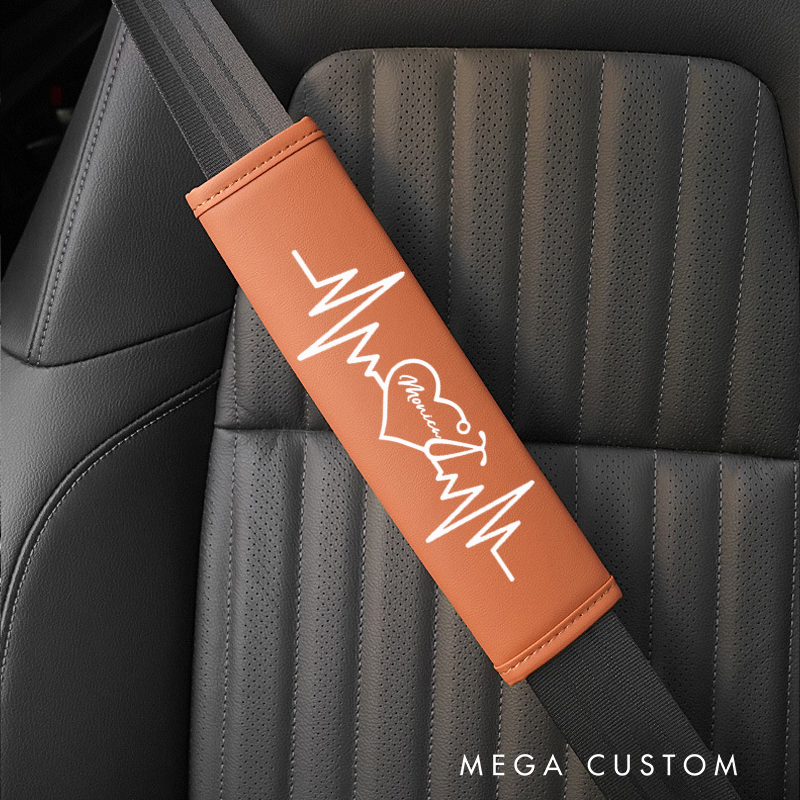 Personalized Nurse Seat Belt Cover Custom Name Car Seatbelt Cover Shoulder Seat Belt Gift