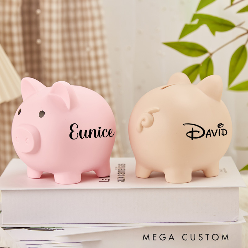 Personalized Large Piggy Bank Piggy Bank for Girls or Boys Piggy Banks Birthday Gifts 