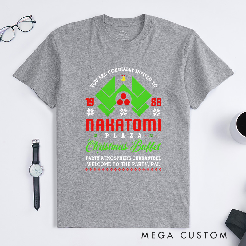 Personalized Christmas Buffet T-Shirt Retro Movie Enthusiasts Christmas Gift for Geek Nerd