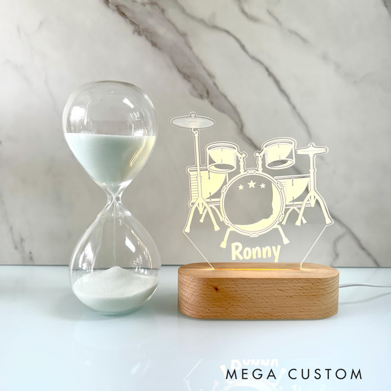 Personalized Night Light Custom LED Lamp for Music Lovers Perfect Gift for Trumpet Players Unique Room Decor