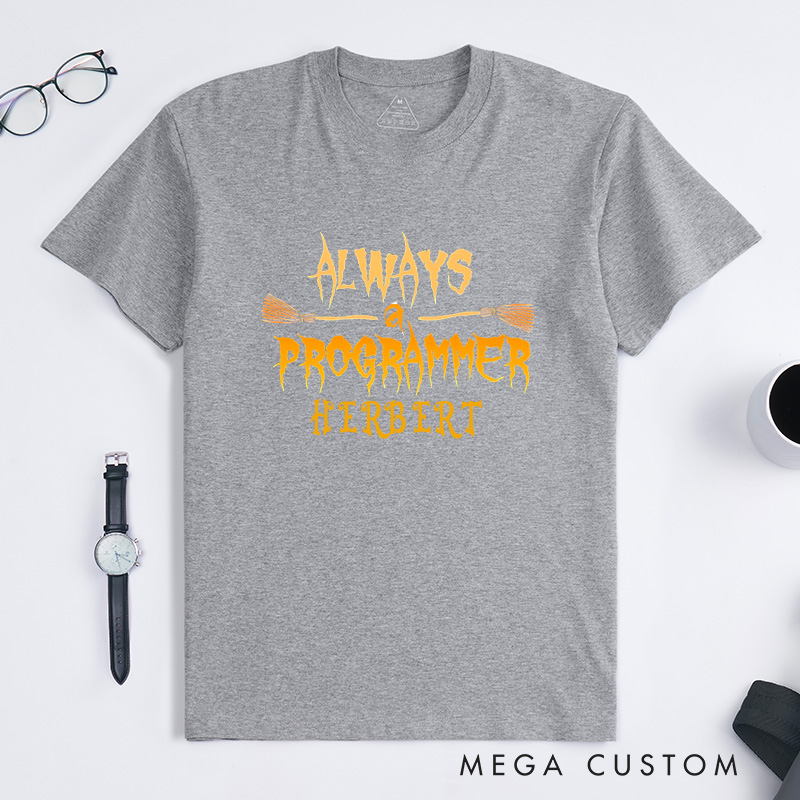 Personalized Geek Halloween T-Shirt Technology Computer Lover Shirt Halloween Gift for Geek Nerd