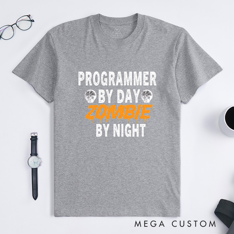 Personalized Programmer Lover Halloween T-Shirt Technology Computer Lovers Shirt Gift for Geek
