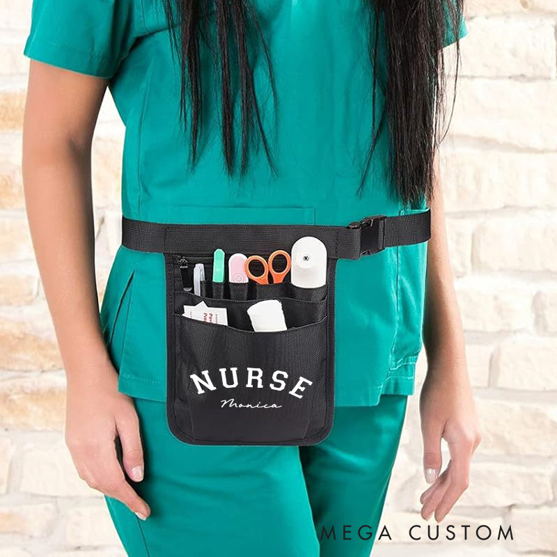Personalized Nurse Tool Belt Nurse Waist Bag Nurse Fanny Pack Organizer Belt Nurse Hip Pack Nurse Assistant Gift 