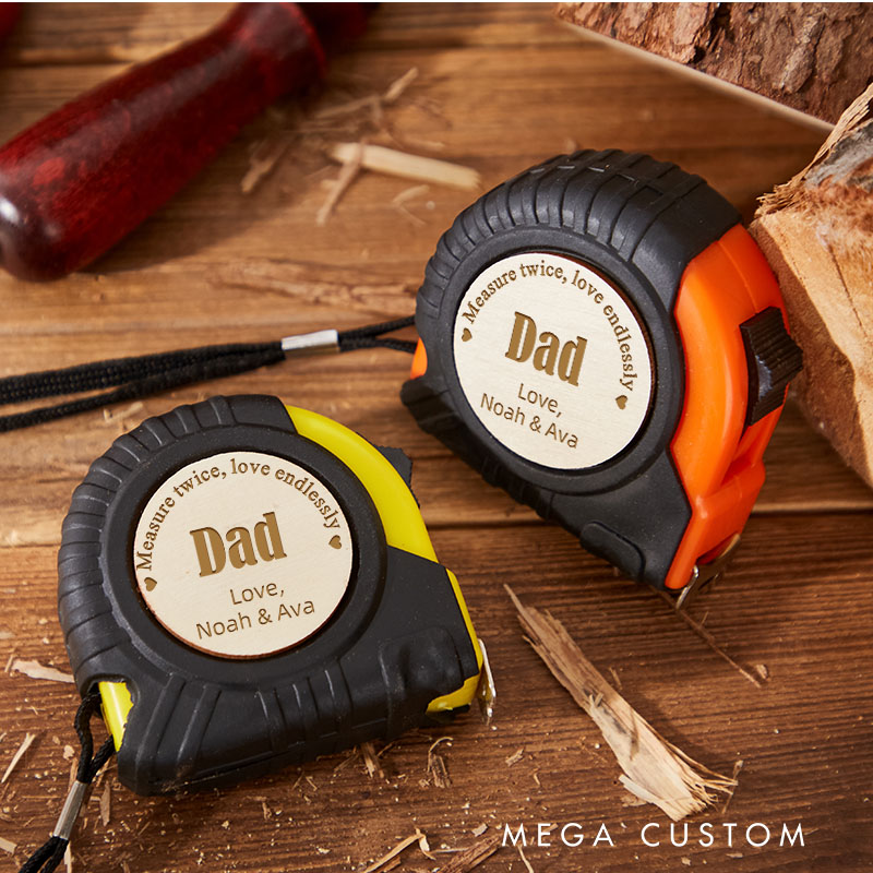 Personalized Tape Measure Gifts For Dad Fathers Day Gift Custom Housewarming Gift New Home Tool Accessories for Father 