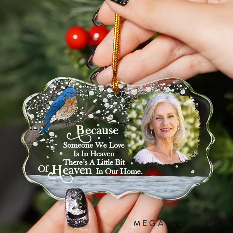Personalized Photo I'm Always With You Memorial Custom Acrylic Photo Ornament for Loss of Loved One 