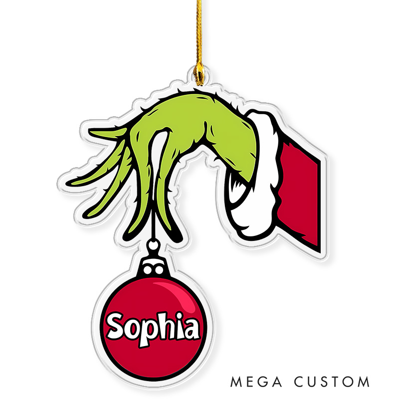 Personalized Monster Hand Christmas Ornament 2025 Acrylic Ornament Movie Christmas Gift Film Xmas Gift Christmas Decor