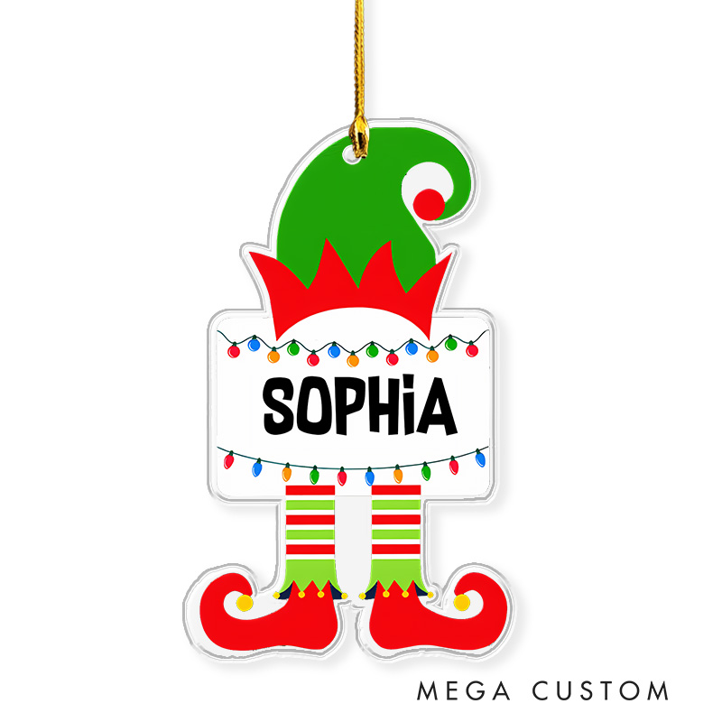 Personalized the Elf Christmas Ornament 2025 Acrylic Ornament Movie Christmas Gift Film Xmas Gift Christmas Decor