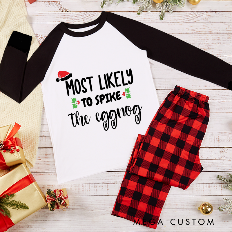 Personalized Most Likely to Christmas Shirt Matching Family Matching Christmas Gift Family Shirts