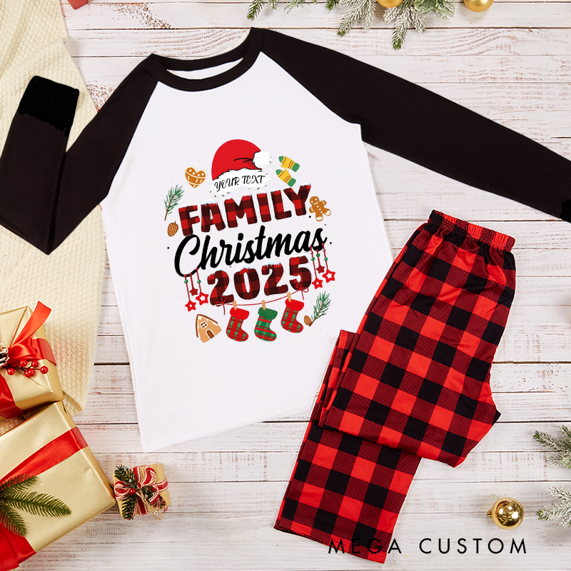 Personalized Family Matching Christmas Pajama Sets Funny Family Christmas Pajama Sets Family Christmas Santa Pajama Sets Custom Family Matching
