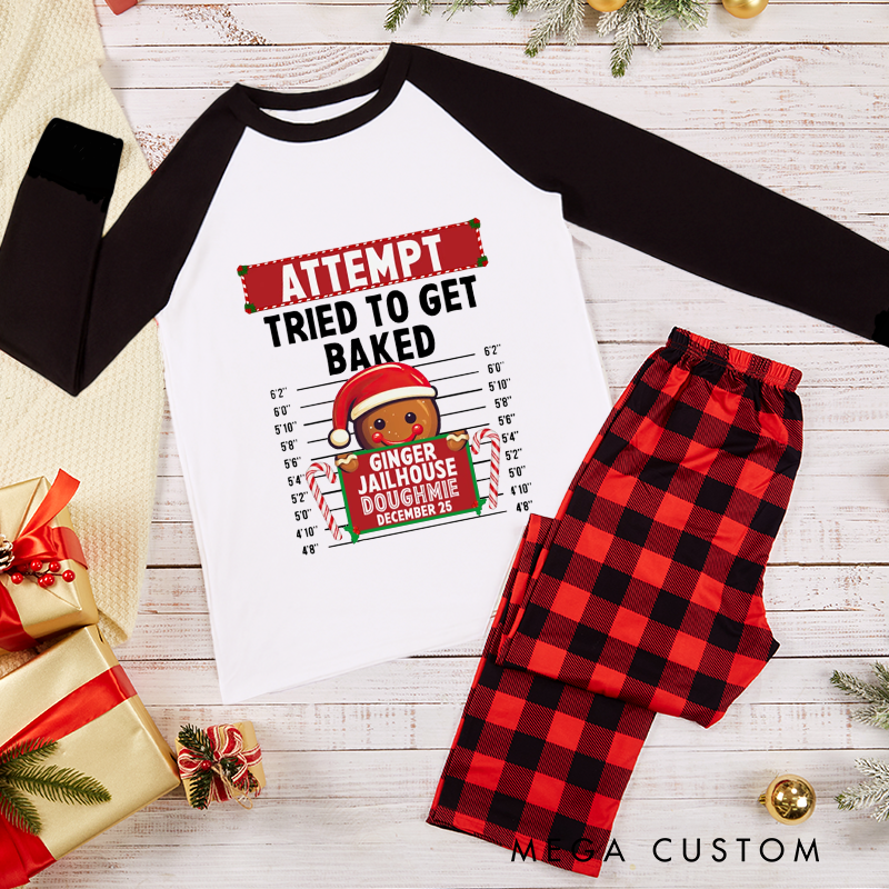 Personalized Family Matching Christmas Pajama Sets Matching Holiday Pajama Sets for Family Christmas PJs Gingerbread North Pole Correctional