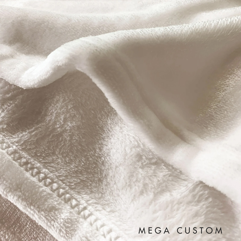 Personalized Memorial Mom Blanket in Memory of Photo Blanket Gift Sympathy Blankets Hugs From Heaven Blanket 