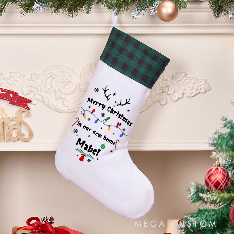 Personalized Christmas Stocking 2025 Family Stocking with Name Christmas Gifts Christmas Decor