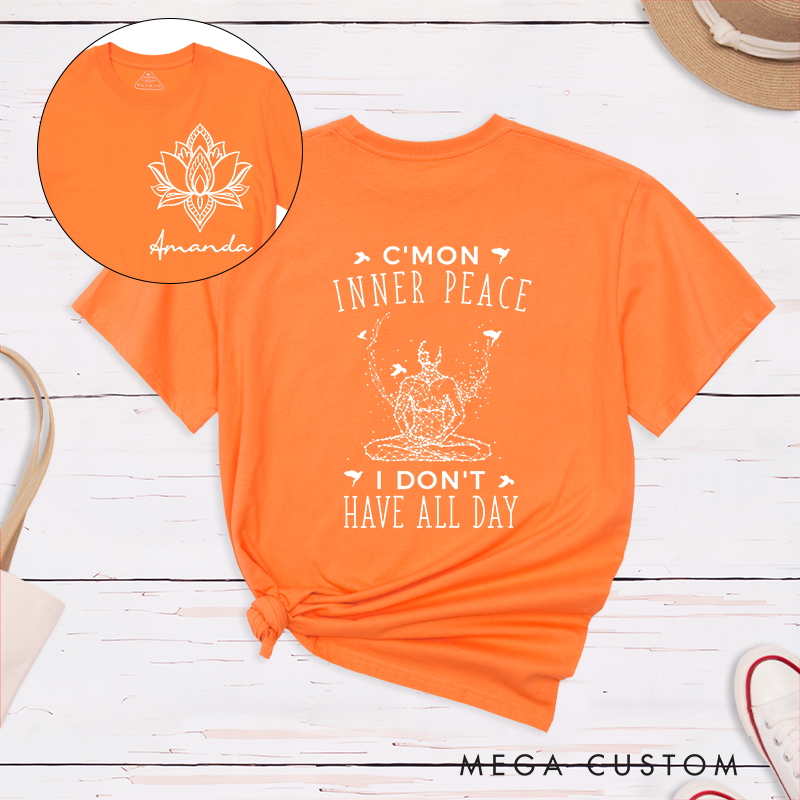 [Copy]Personalized Spiritual T-Shirt Meditation and Self-Love Design Yoga T-Shirt Perfect Gift for Yoga Lover and Meditation