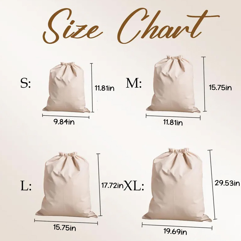 Personalised Santa Sack Name and Initial First Christmas Gift Bag