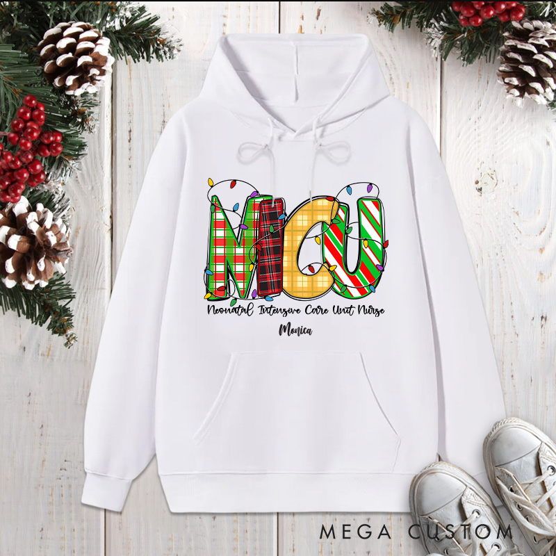 Personalized Hoodies for Nurse Customized NICU Nurse Design Hoodies Xmax Gift