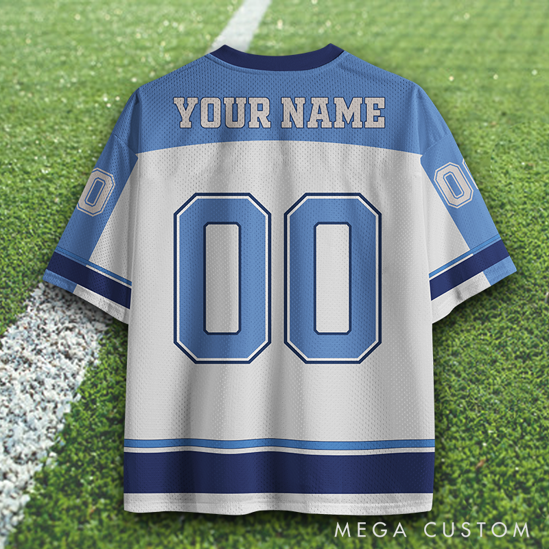 Personalized Football Jersey Custom Name, Number, and Logo Design