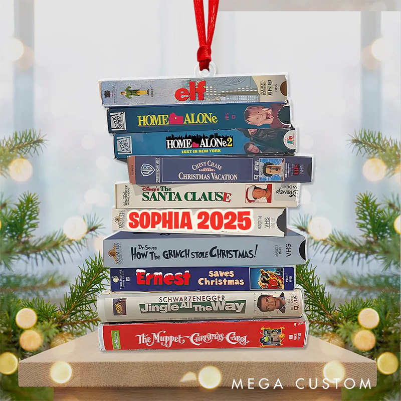 Personalized Classic Christmas Movies Acrylic Ornament Movie Christmas Gift Film Xmas Gift Christmas Decor