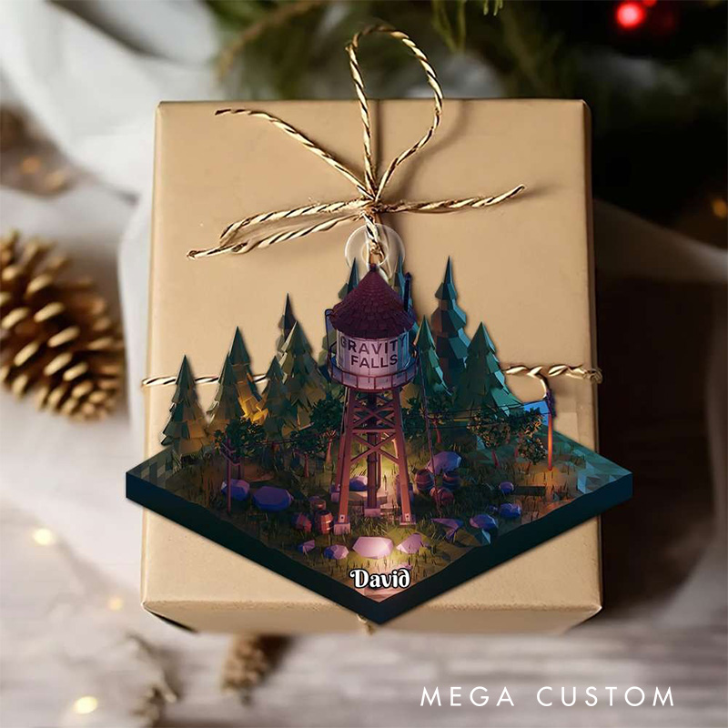 Personalized Tree House Movie Fan 2D Flat Acrylic Ornament Movie Christmas Gift Film Xmas Gift Christmas Decor
