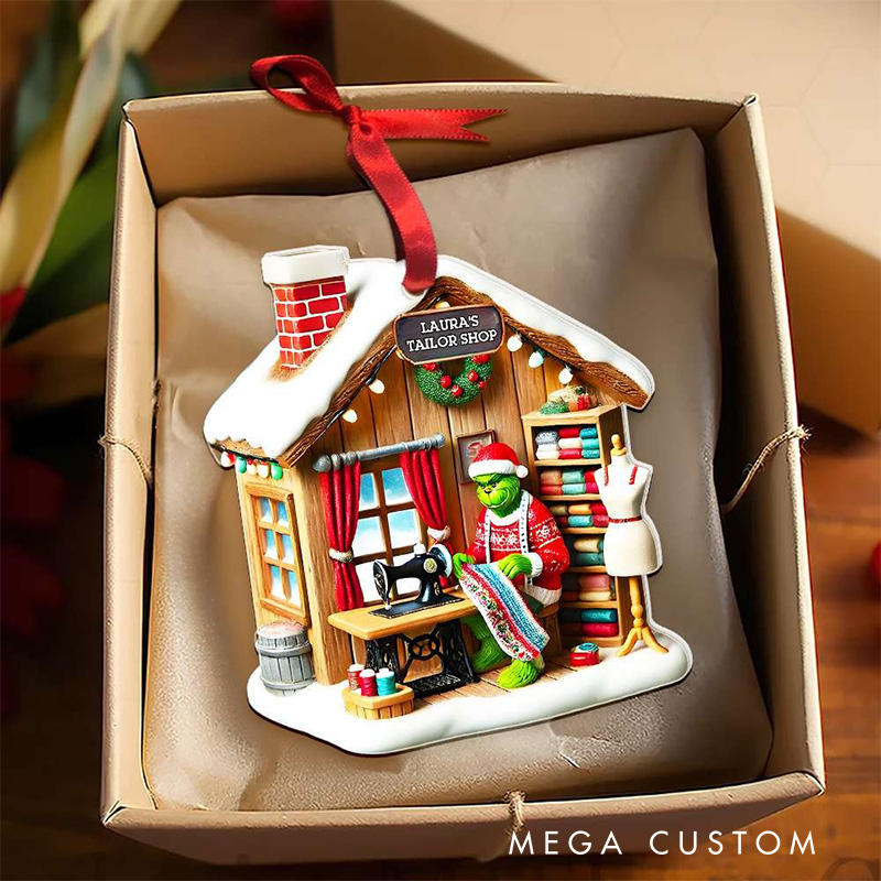 Personalized Monster Movie Room 2D Flat Acrylic Ornament Movie Christmas Gift Film Xmas Gift Christmas Decor