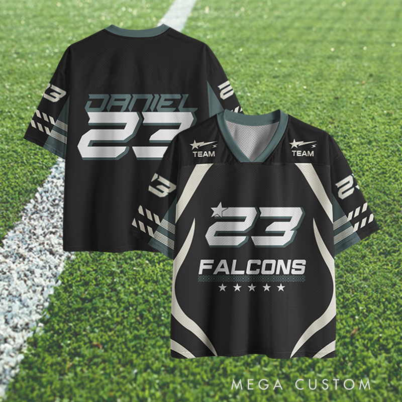 Personalized Sports Jersey with Custom Name and Number Design 
