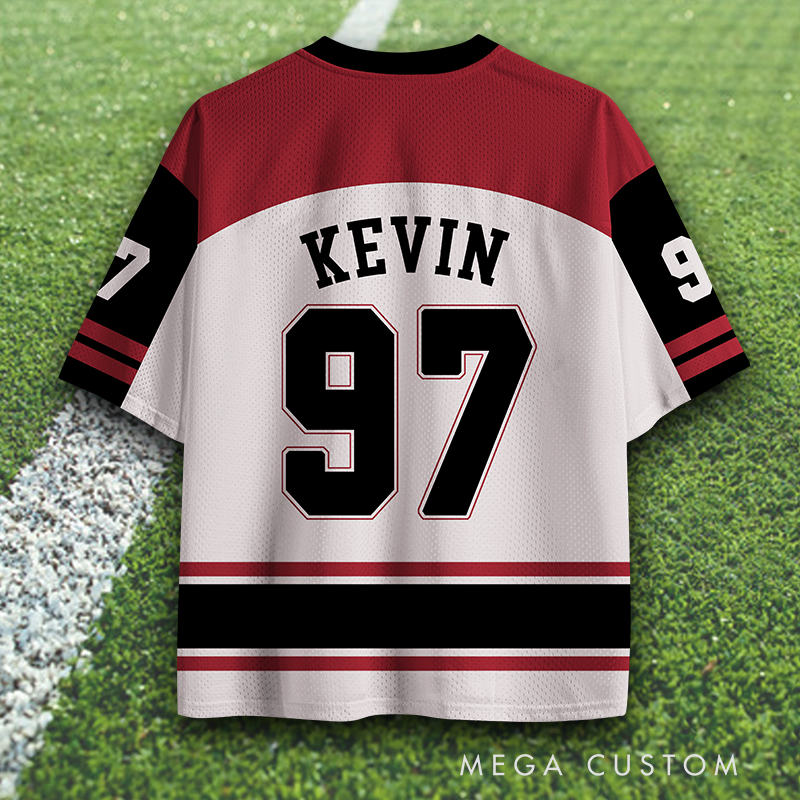 Personalized Sports Jersey with Custom Name and Number Design  