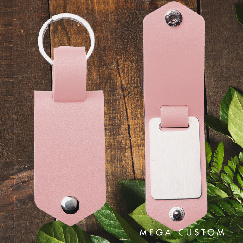 Personalized Reading is a Journey Through the Mind Keychains Engraved Leather Keychain with Name Photo Keychain Reading Lover Gift