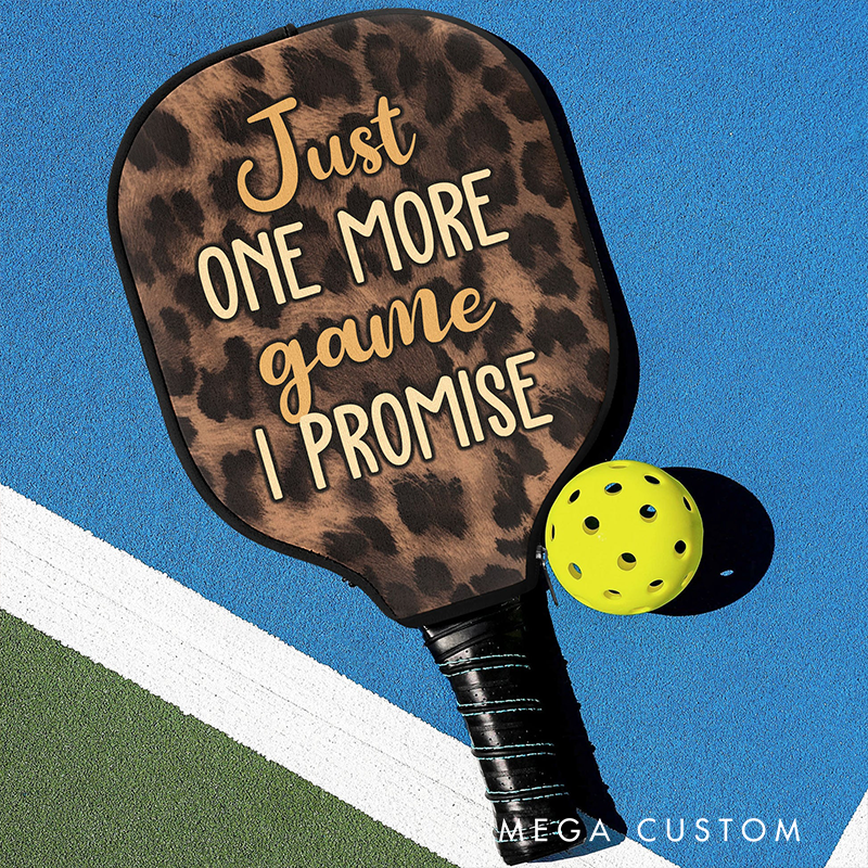 Personalized Pickleball Paddle Covers with Custom Name and Fun Design