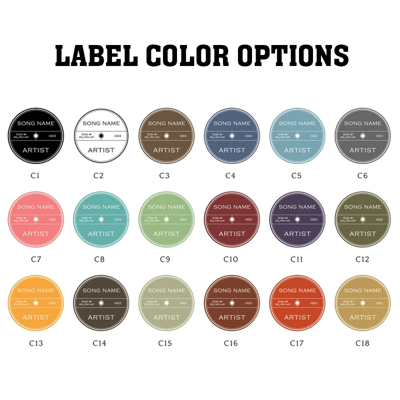 Personalized Vinyl Lyrics Poster Vinyl Record Print Without Frame Typography Print Music Art Song Lyrics Poster