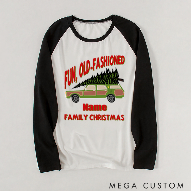 Personalized Family Christmas Pajamas for Enjoying a Fun Old-Fashioned Holiday with Classic Charm