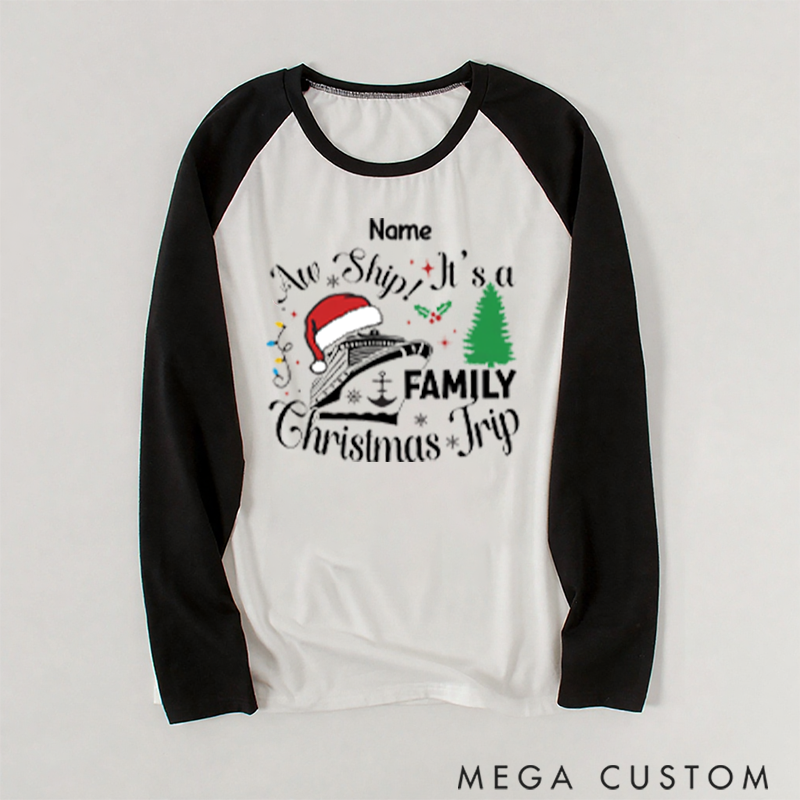 Personalized Family Christmas Pajamas for Creating Joyful Memories with the Adventure of a Christmas Trip