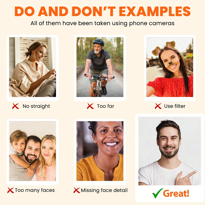 Personalized Baby 1st Christmas Cute Baby Acrylic Photo Ornament