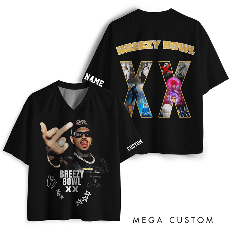 Personalized Football Jersey Mesh Concert Outfit Concert Shirt Gift for Fans Country Music