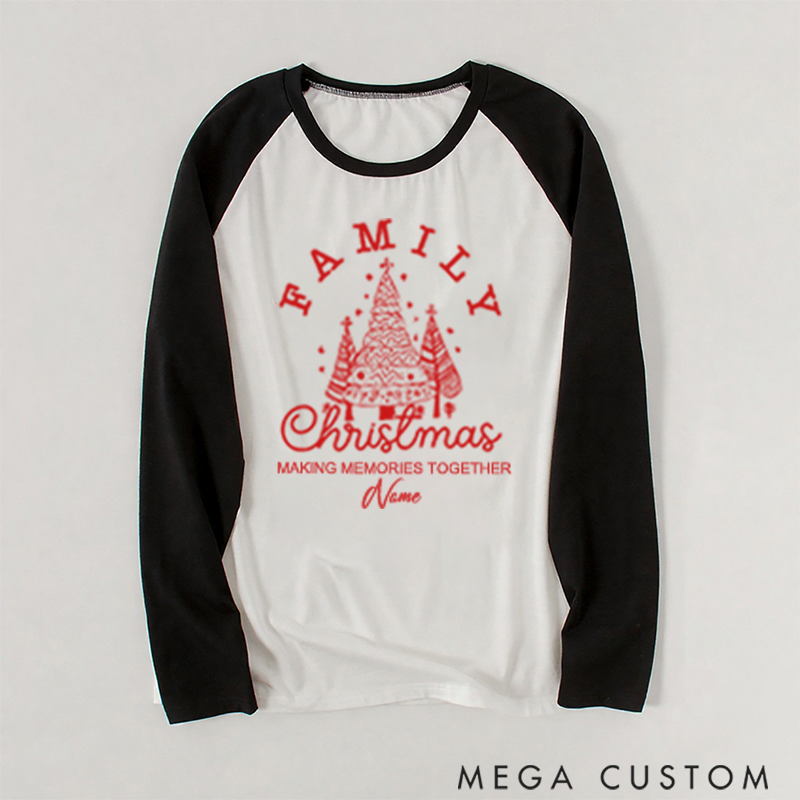 Personalized Family Christmas Making Memories Together Family Matching Pajamas