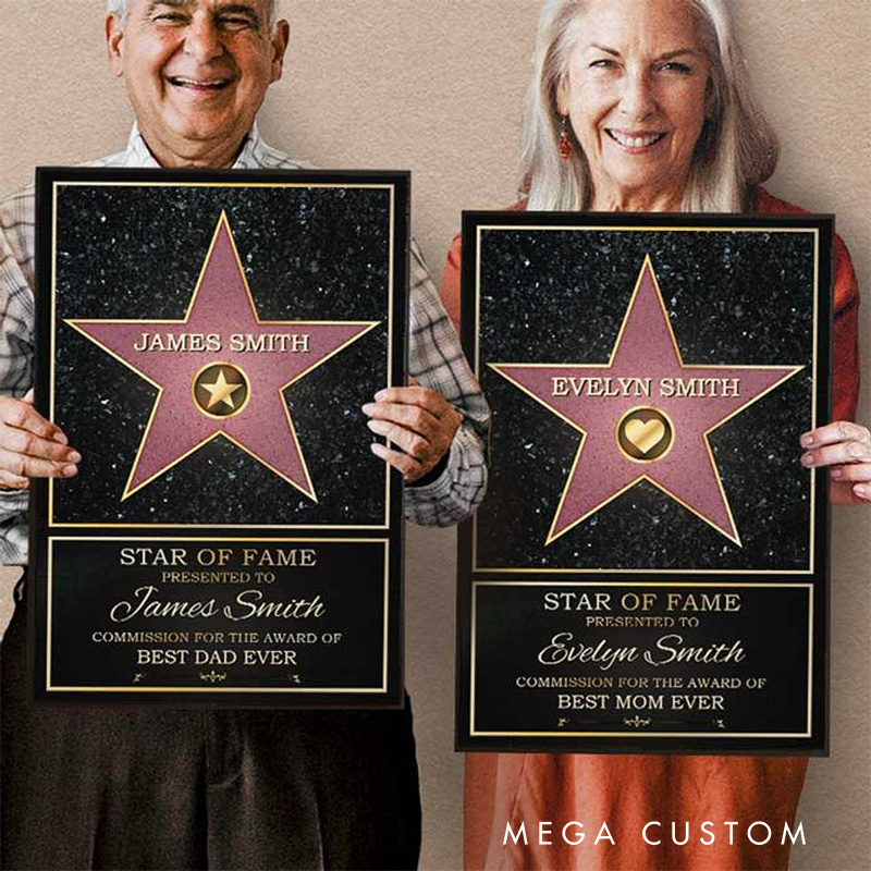 Personalized You Are the Fame Poster Without Frame Custom Film Lover Art Gift for Film Fans Wall Decor