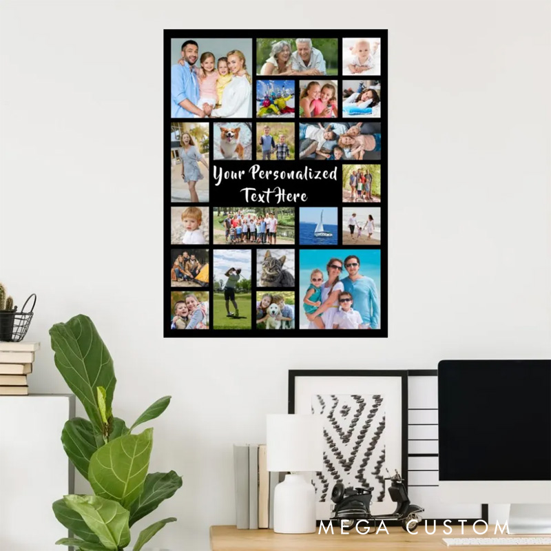 Personalized Make Memories Together Photo Wall Art For Family Poster Without Frame Custom Art Lover Gift Custom Portrait
