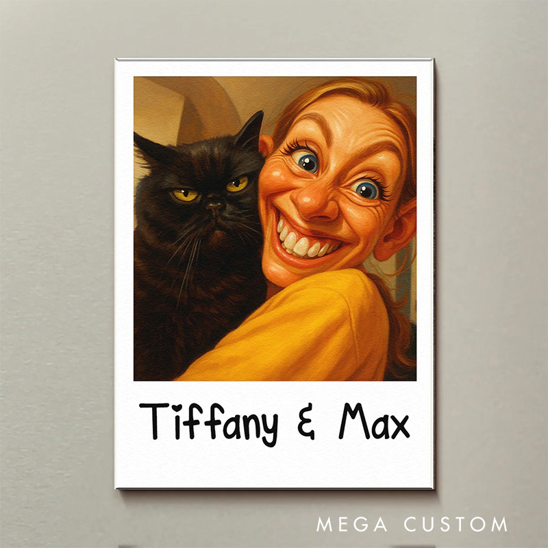 Personalized Funny Photo Art Magnet For Family Friends Fridge Magnet with Photo Custom Art Lover Gift Custom Portrait