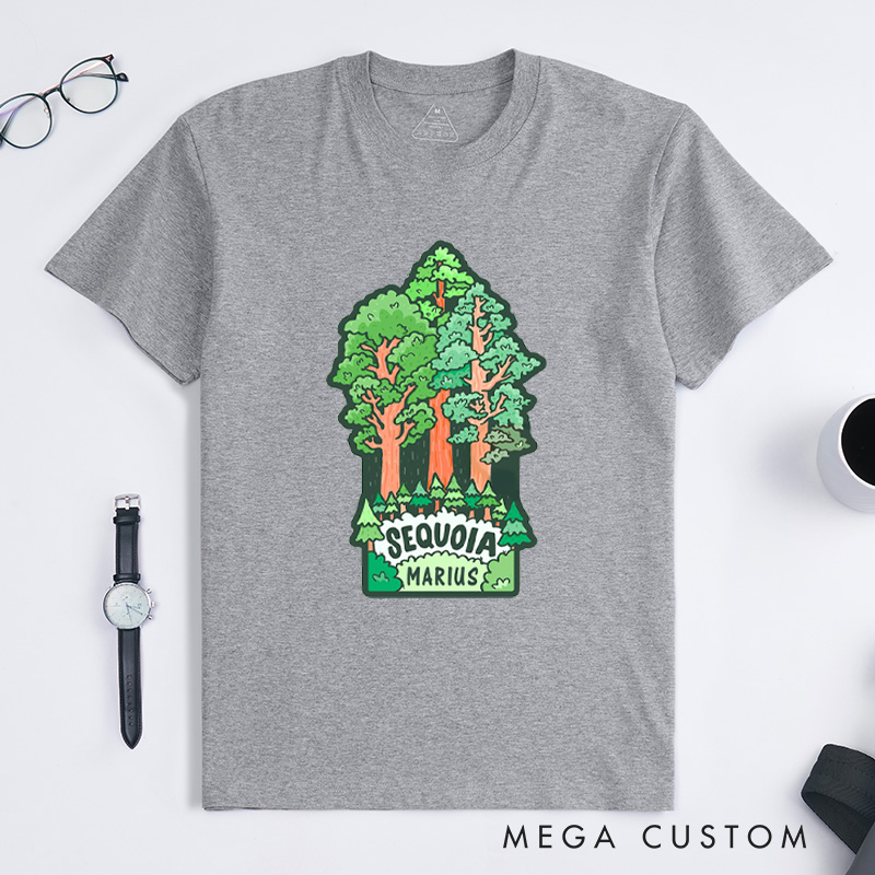 Personalized Hiker Girl T-Shirt Camping Adventure T-Shirt for Wanderlust Nature Travelers Outdoors Lover Gift