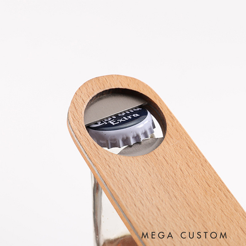 [Copy]Personalized Wooden Handled Engraved Bottle Opener Gift fPersonalized Godfather Wooden Handled Bottle Opener Engraved Bar Key for Godfather Proposal Custom Godfather Gifts Baptism Presentsor Police Officers with Daddy Is My Hero Design