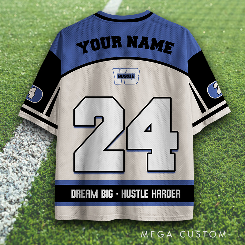 Personalized Sports Jersey Featuring Customizable Team Name and Number  