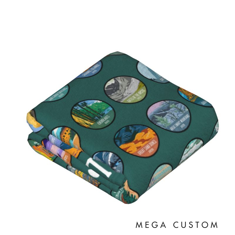 63 National Parks Throw Blanket Parks Lover Gift for Nature Lover Rv Decor Camping Blanket Parks Gift for Protect Our Parks Conservation Gift