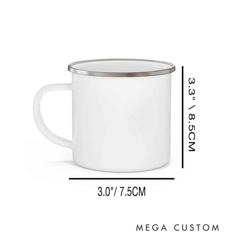 Personalized Fishing Enamel Mug Party Favor Cups Fisherman Birthday Fishing Birthday Party Favor Cups Funny Birthday Cups