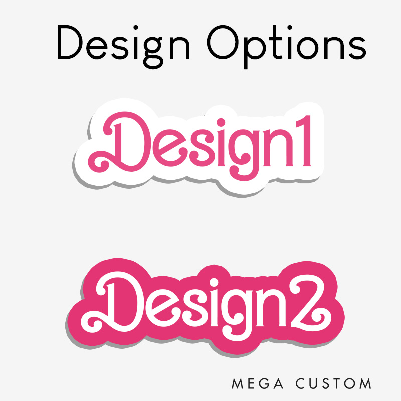 Personalized Pinky Doll 3D Printed Keychain Acrylic Name Tag for Bags for Movie Lover