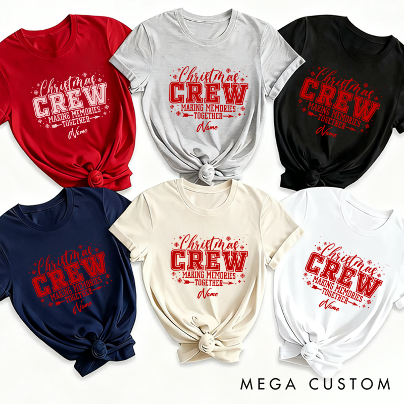 Personalized Christmas Gift Merry Christmas Celebration Family Matching T-Shirts
