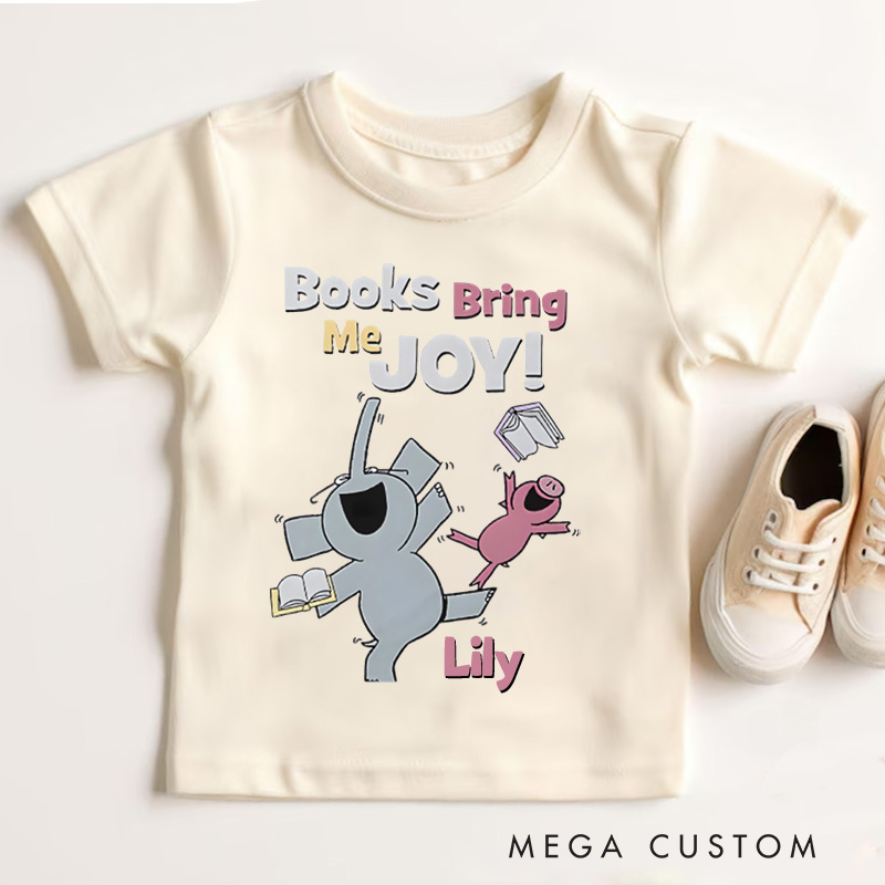 Personalized Book Comic Friend Funny Kids Cartoon Kids T-Shirt