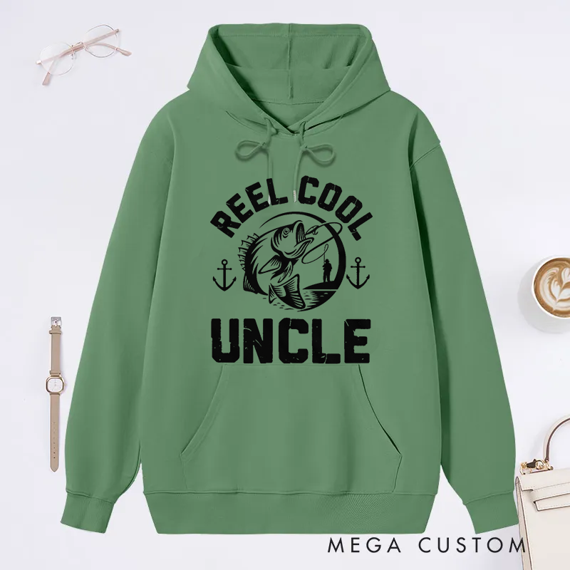 Personalized Reel Cool Fishing Hoodie Funny Fishing Design Perfect Gift for Fishing Lover Ideal for Outdoor and Casual Wear