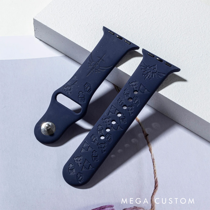 Personalized the Legend of You Silicone Watch Band for Apple Watch Game Lover Apple Watch Strap Gamer