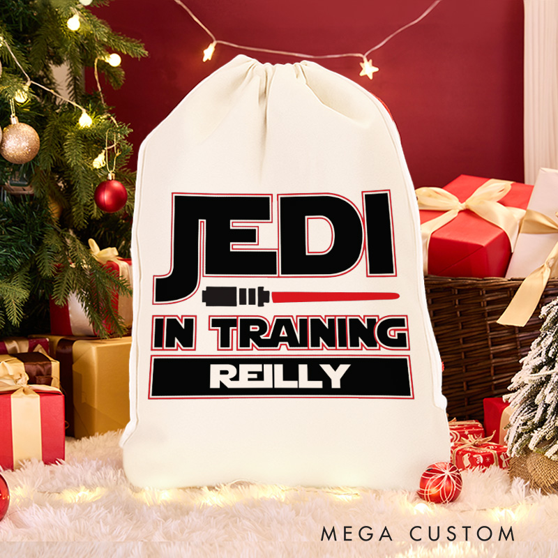 Personalized Intraining Christmas Sack for Movie Lovers Santa Sack Christmas Gift Bag for Kids